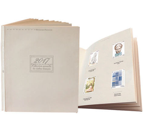 Collection annuelle du timbre français 2017