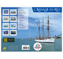 Collector 8 timbres - L'Armada en mer - Lettre Verte