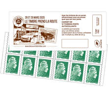 Carnet 12 timbres Marianne l'engagée - Lettre Verte - Fête du timbre