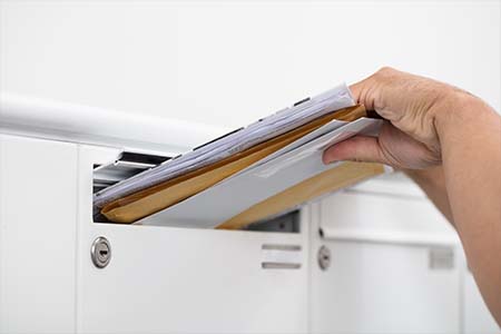 comment récupérer courrier après garde courrier la poste