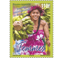 Timbre Polynésie Française - Journée internationale des droits des Femmes - 2021