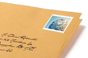 Envoyer courrier & document vers international