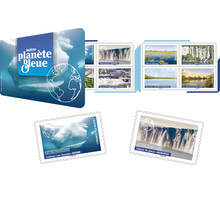Carnet 12 timbres - Notre planète bleue - Lettre prioritaire