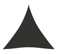 vidaXL Voile de parasol Tissu Oxford triangulaire 6x6x6 m Anthracite