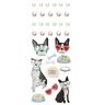 33 stickers 3d - chien à lunettes