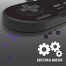 Manette USB RetroBit Legacy 16 - Noire - Switch, PC, Steam, Raspberry Pi