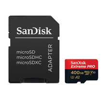 sandisk SanDisk Extreme Pro microSDXC UHS-I U3 V30 A2 400 Go + Adaptateur SD