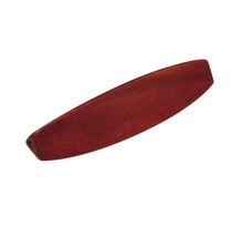 Bayong-perles en bois, olive, 1x4 cm, rouge cardinal