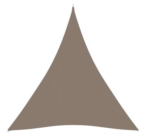 Vidaxl voile de parasol tissu oxford triangulaire 3x3x3 m taupe