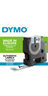 DYMO Rhino - Étiquettes Industrielles Polyester Permanent 19mm x 5.5m - Noir sur Transparent