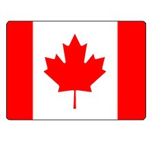 Surface de découpe Canada en verre 28.5 x 20 cm