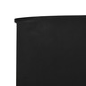 vidaXL Paravent 5 panneaux Tissu 600 x 80 cm Noir