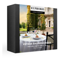 SMARTBOX - Coffret Cadeau - Voyage gastronomique - Plus de 130 séjours gastronomiques en hôtel 4* ou 5*
