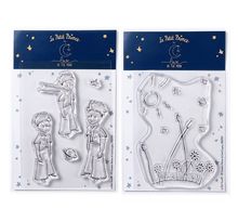 6 Tampons transparents Le Petit Prince Paysages