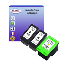 2+1 Cartouches compatibles avec HP PhotoSmart 2610, 2610v, 2610xi, 2613, 2710, 2710xi, 2713 remplace HP 339, HP343 - T3AZUR