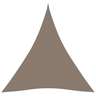 Vidaxl voile de parasol tissu oxford triangulaire 4,5x4,5x4,5 m taupe