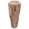 Vidaxl vase de décoration 40 x 100 cm bois de teck solide