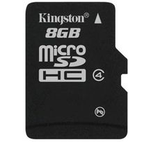 Carte mémoire Micro SD Kingston 8Go SDHC Class 4