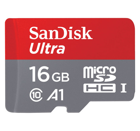 sandisk SanDisk Ultra Android microSDHC pour smartphone 16 Go + Adaptateur SD