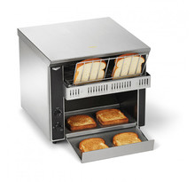 Toaster convoyeur professionnel inox 350 tranches/h - pujadas