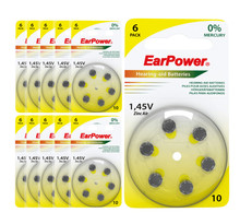 Piles auditives earpower a10  10 plaquettes