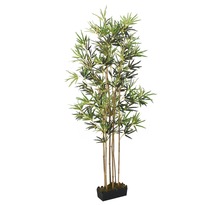 vidaXL Bambou artificiel 1104 feuilles 180 cm vert