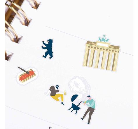 Stickers en gel transparent cities - berlin