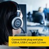 Jabra Evolve2 40 Casque PC Mono Ecouteurs Certifié Microsoft Teams à Réduction du Bruit avec Technologie d`Appel à 3 Microphones