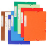 Chemise 3 rabats élastique Forever carte recyclée bicolore 380g coloris assortis EXACOMPTA