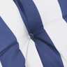 vidaXL Coussins de palette 3 Pièces rayures bleues/blanches tissu oxford