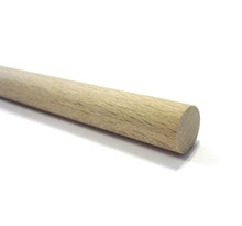 Baguette en bois Tourillon lisse 30cm Ø 12 mm