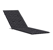 vidaXL Coussin de chaise longue motif à carreaux noir tissu oxford