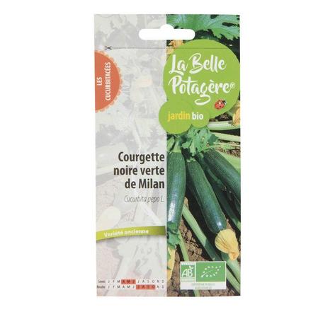 Graines à semer - Courgette noire verte de Milan - 1,6 g