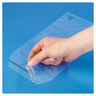 Sachet plastique 75  recyclé transparent à fermeture adhésive 18x25 cm (lot de 1000)