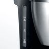 SEVERIN KA4805 Cafetiere filtre compacte, 4 tasses, Capacité : 0,46 L, Arret automatique, verseuse en verre, 650 W, Inox / Noir