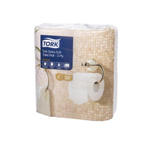 Rouleau papier toilette traditionnel extra doux 3 plis - 40 rouleaux - tork - papier224