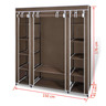 Vidaxl armoire avec compartiments et tiges 45 x 150 x 176 cm marron