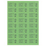 Étiquette adhésive permanente 38,1x21,2 mm (colis de 6500)