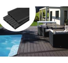 Pack 10 m² - lames de terrasse composite alvéolaires - gris