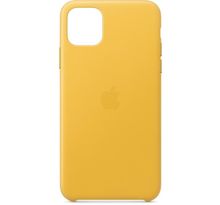 APPLE Coque cuir Citron givré pour iPhone 11 Pro Max