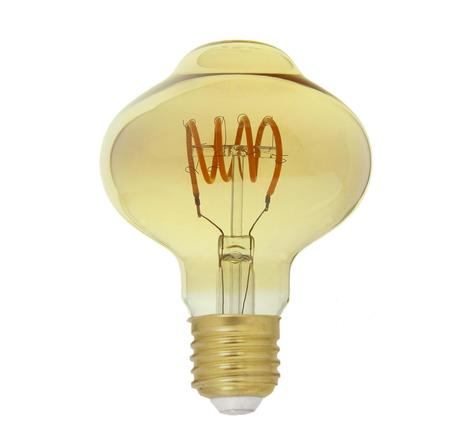 Ampoule e27 led filament dimmable 4w g80 lanterne - blanc chaud 2300k - 3500k - silamp