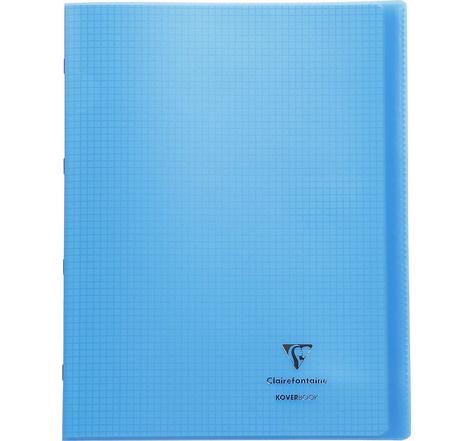 Cahier protège-cahier Koverbook Piqué Polypro A4 160 P Q 5x5 Coloris Aléatoire CLAIREFONTAINE