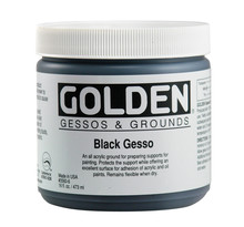 Black gesso (noir) 473 ml