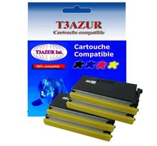 4 Toners compatibles avec Brother TN6600 pour Brother MFC9650, MFC9660 - 6 000 pages - T3AZUR