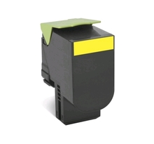 Toner Laser Corporate Jaune pour Imprimante Laser - Capacité 3000 pages LEXMARK