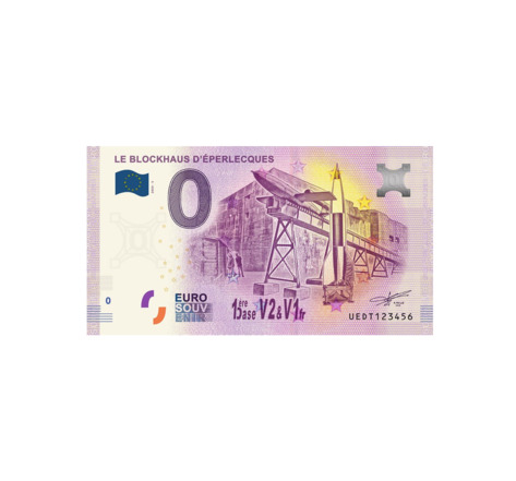 Billet souvenir de zéro euro - Le Blockhaus d'Eperlecques - France - 2020