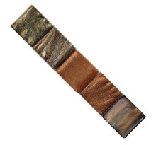 Mosaique effet métallique cuivre/brun 1 x 1 cm