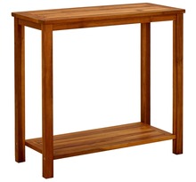 Vidaxl table console de jardin 80x35x75 cm bois d'acacia solide