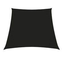 Vidaxl voile de parasol tissu oxford trapèze 3/4x2 m noir