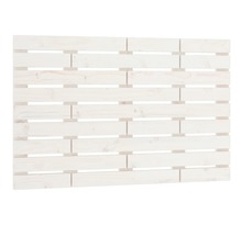 Vidaxl tête de lit murale blanc 106x3x63 cm bois massif de pin